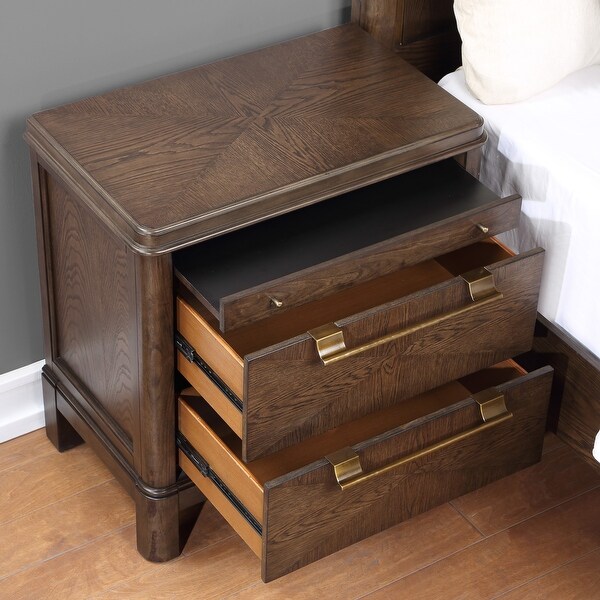 Gracewood Hollow Massimo 2-drawer Nightstand - - 37105819