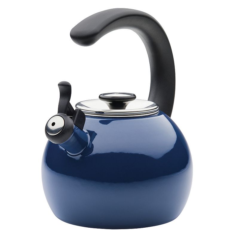 Circulon 2-qt. Enamel-on-Steel Whistling Tea Kettle