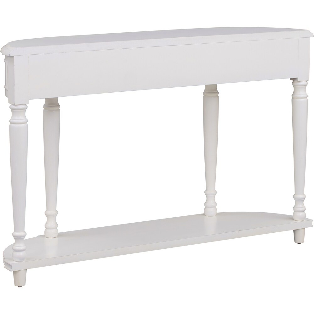 52'' Circular Curved Design Console Table