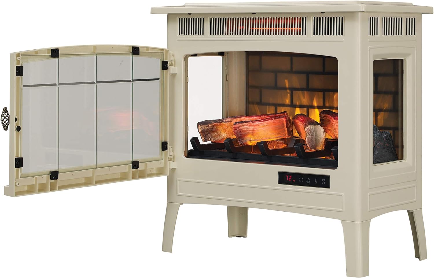 💝Last Day 70% Off✨ Electric Infrared Quartz Fireplace Stove with 3D Flame Effect