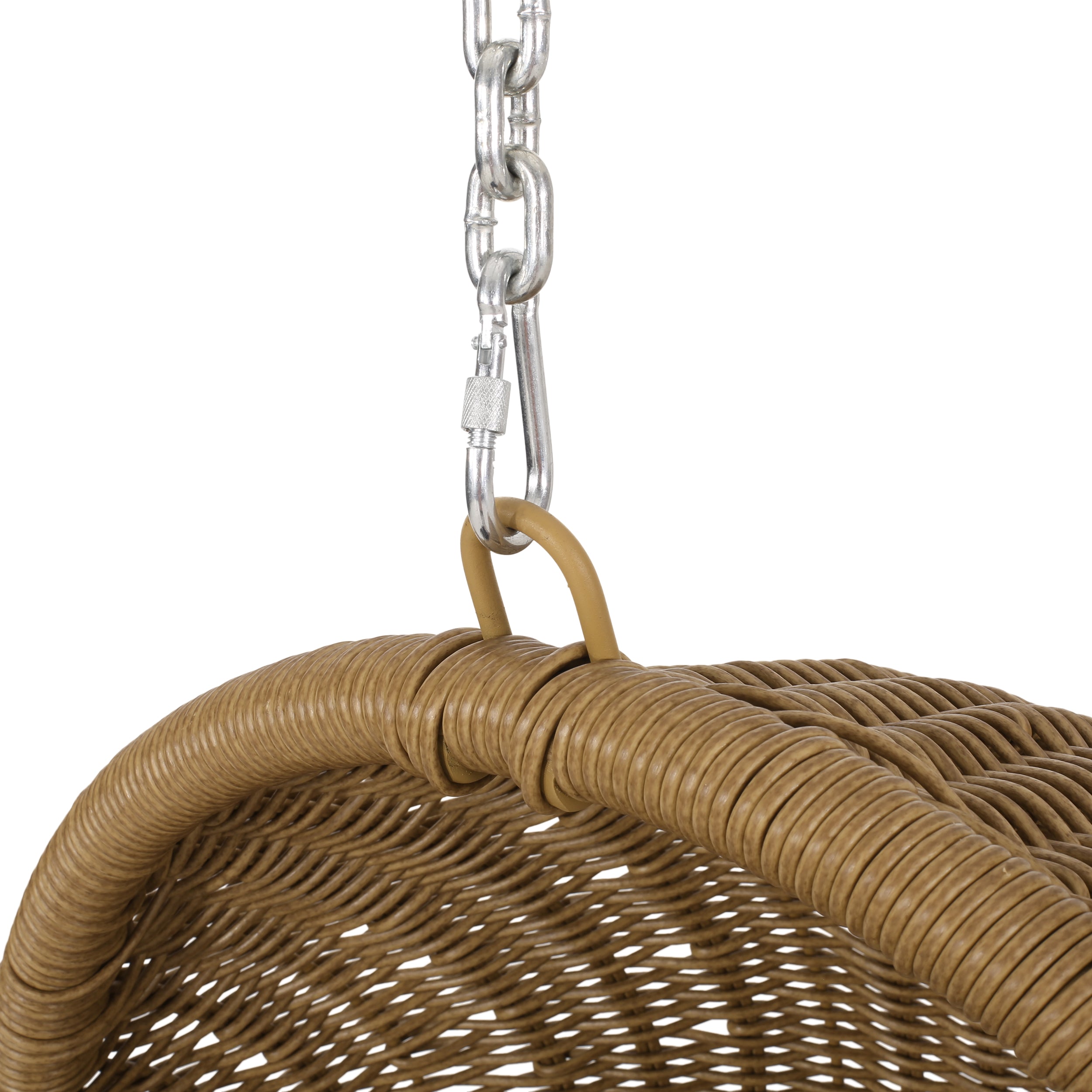 Yukon Outdoor Wicker Hanging Nest Chair with Stand