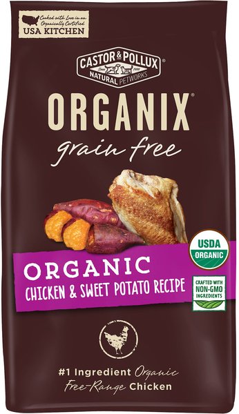 Castor and Pollux ORGANIX Organic Chicken and Sweet Potato Recipe Grain-Free Dry Dog Food