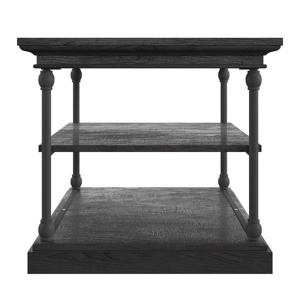 Barnstone Cornice Accent Storage Side Table by iNSPIRE Q Artisan