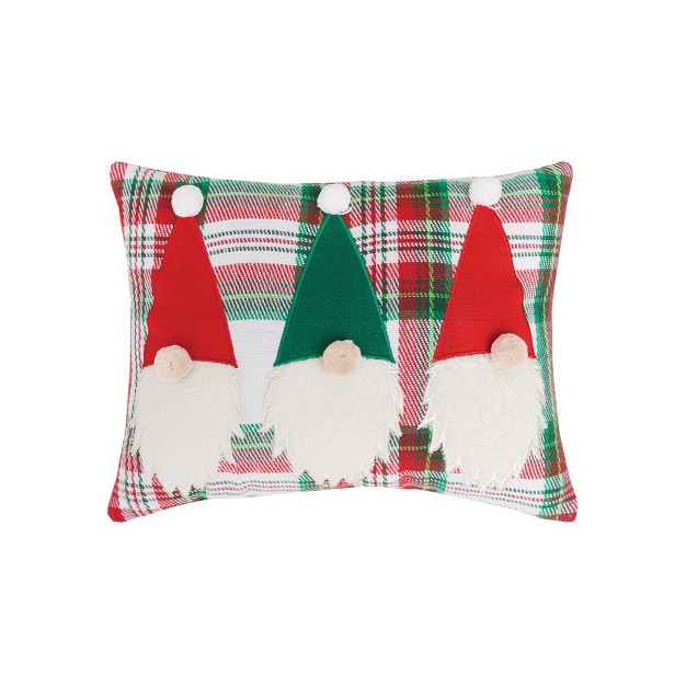 X 12 quot Gnome Trio Applique Throw Pillow