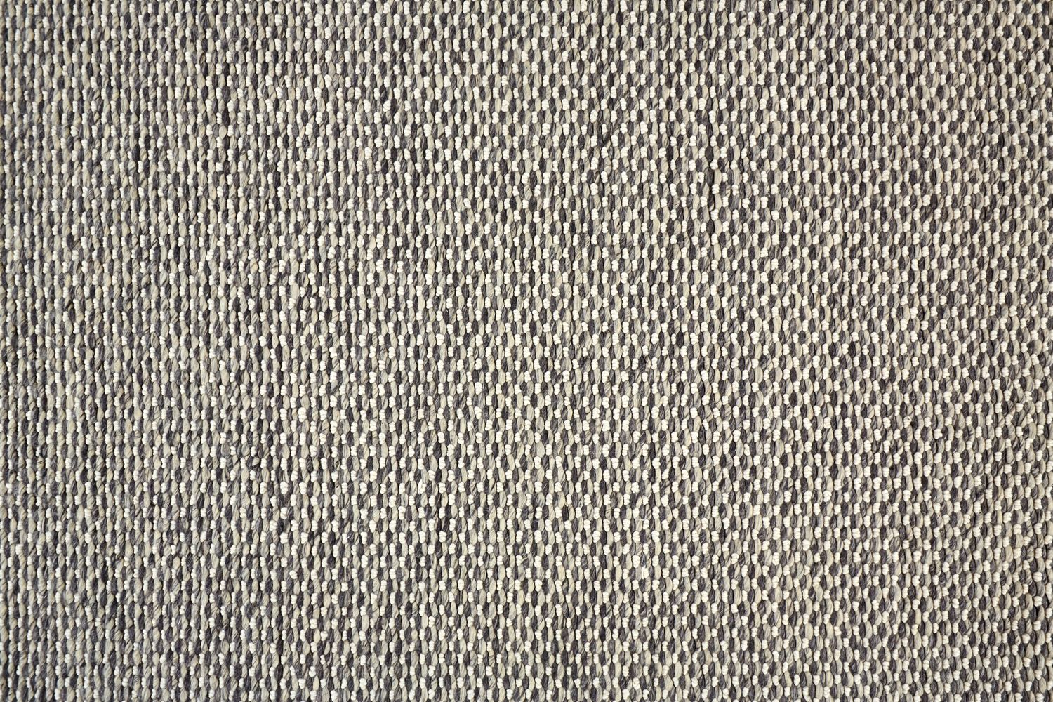 Genet Hand Woven Gray and Ivory Rug by BD Fine