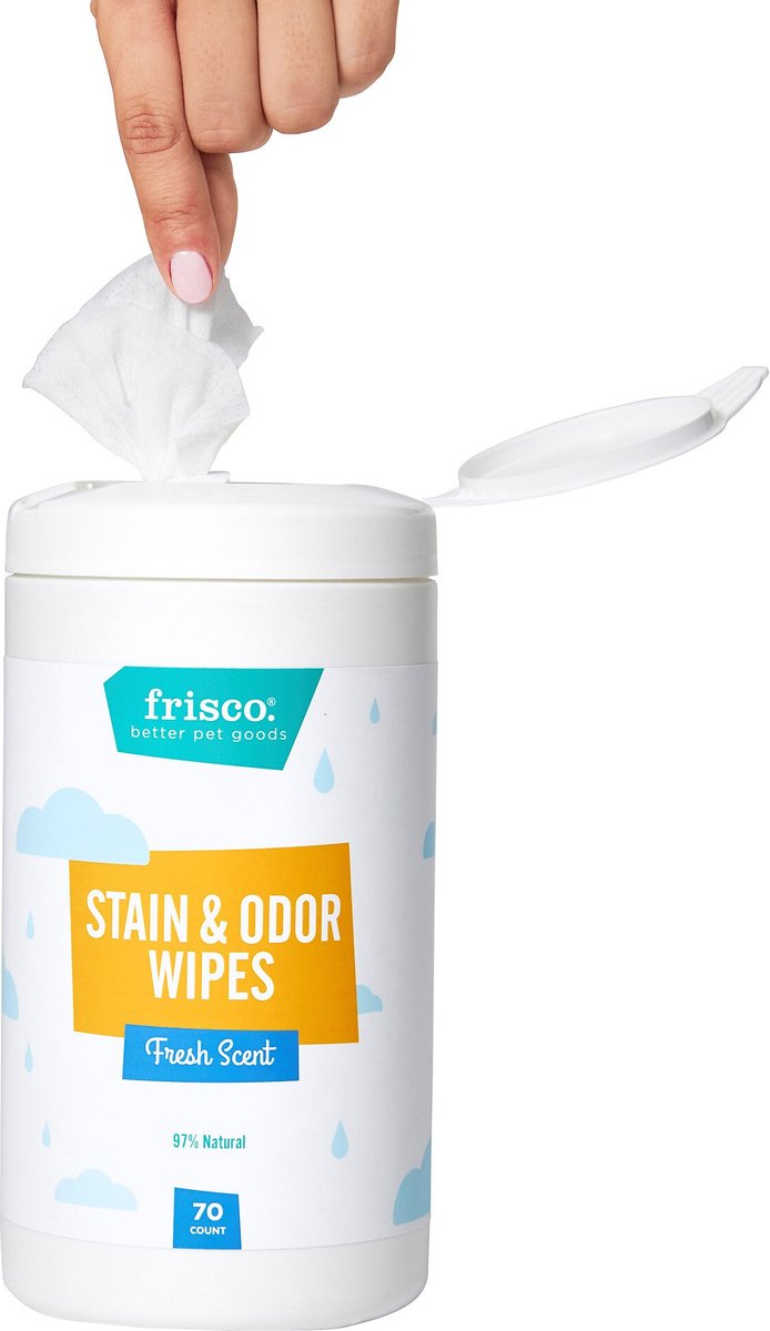 Frisco Stain and Odor Remover Wipes， 70 count