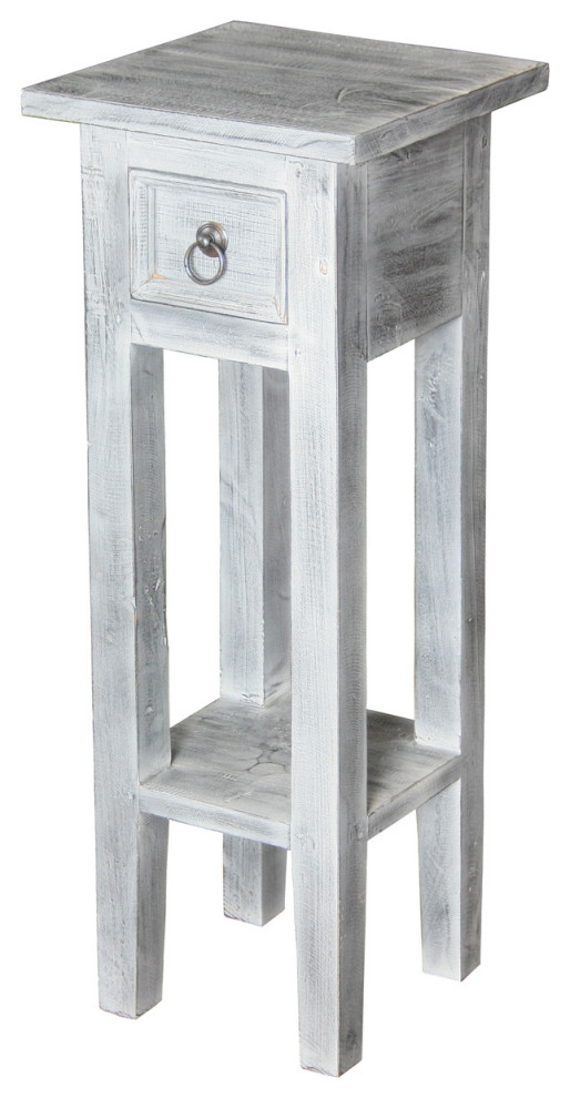 Sutter End or Side Table  Natural   Farmhouse   Side Tables And End Tables   by Lighting New York  Houzz