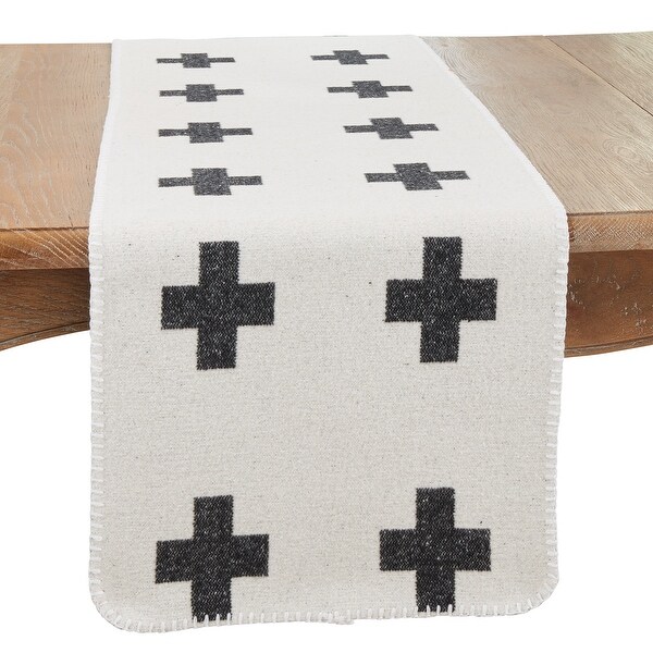 Eye-Catching Reversible Plus Sign Table Runner - 16