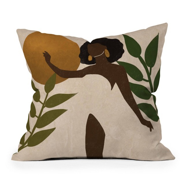 Nawaal Illustrations Release Outdoor Throw Pillow Deny Designs