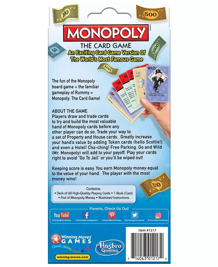 Winning Moves Monopoly - The Card Game