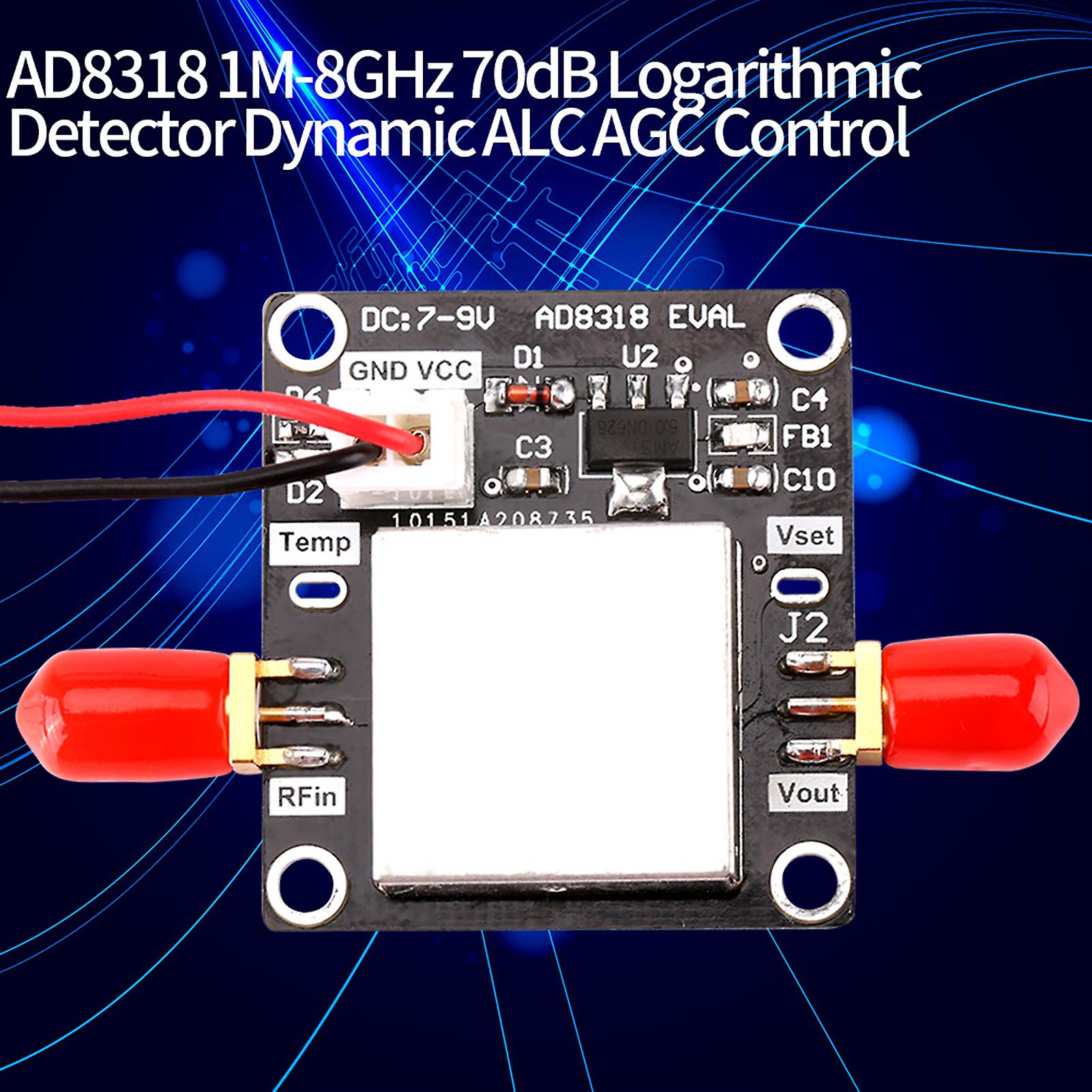 Ad8318 1m-8ghz 70db Logarithmic Detector Dynamic Alc Agc Control