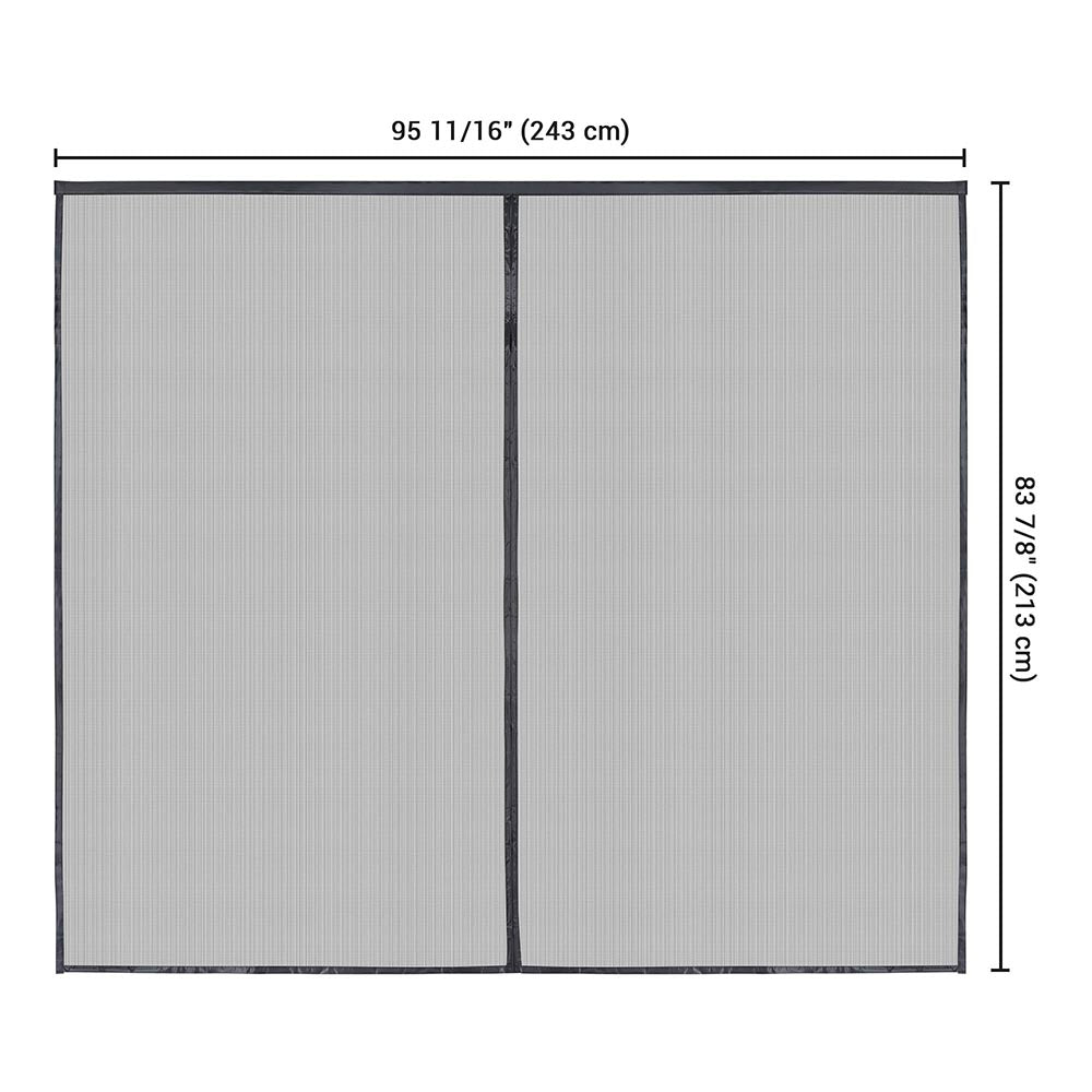 Yescom Magnetic Garage Screen Door Mosquito Netting 8x7ft