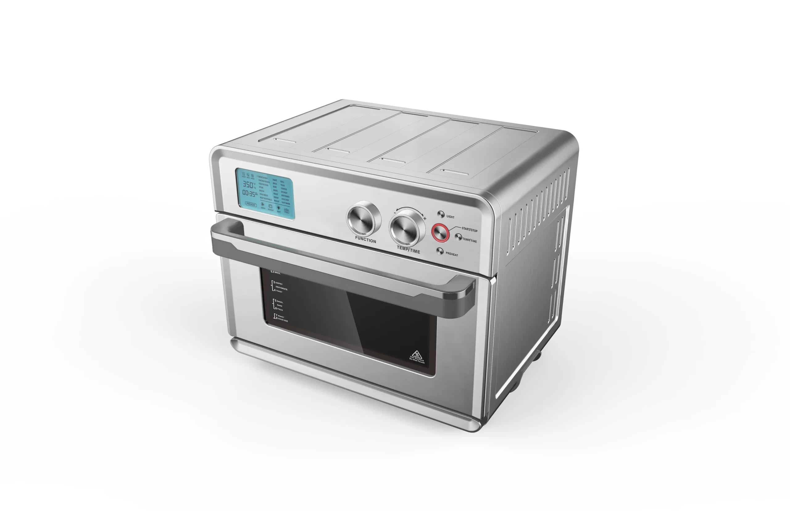 Emerald SM-AIR-1899 26 qt. Stainless Steel Digital Air Fryer Oven