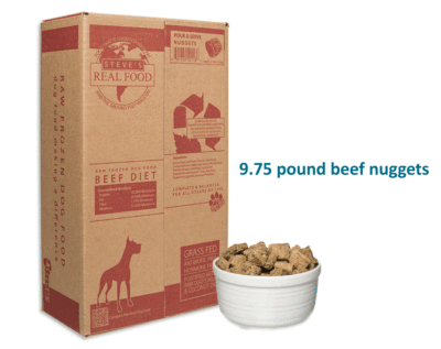 Steve Real Food Beef Frozen Raw Patties For Dog and Cat