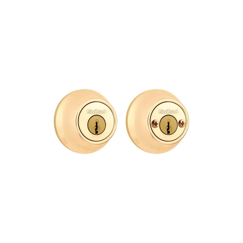 Polished Brass Double Cylinder Door Deadbolt