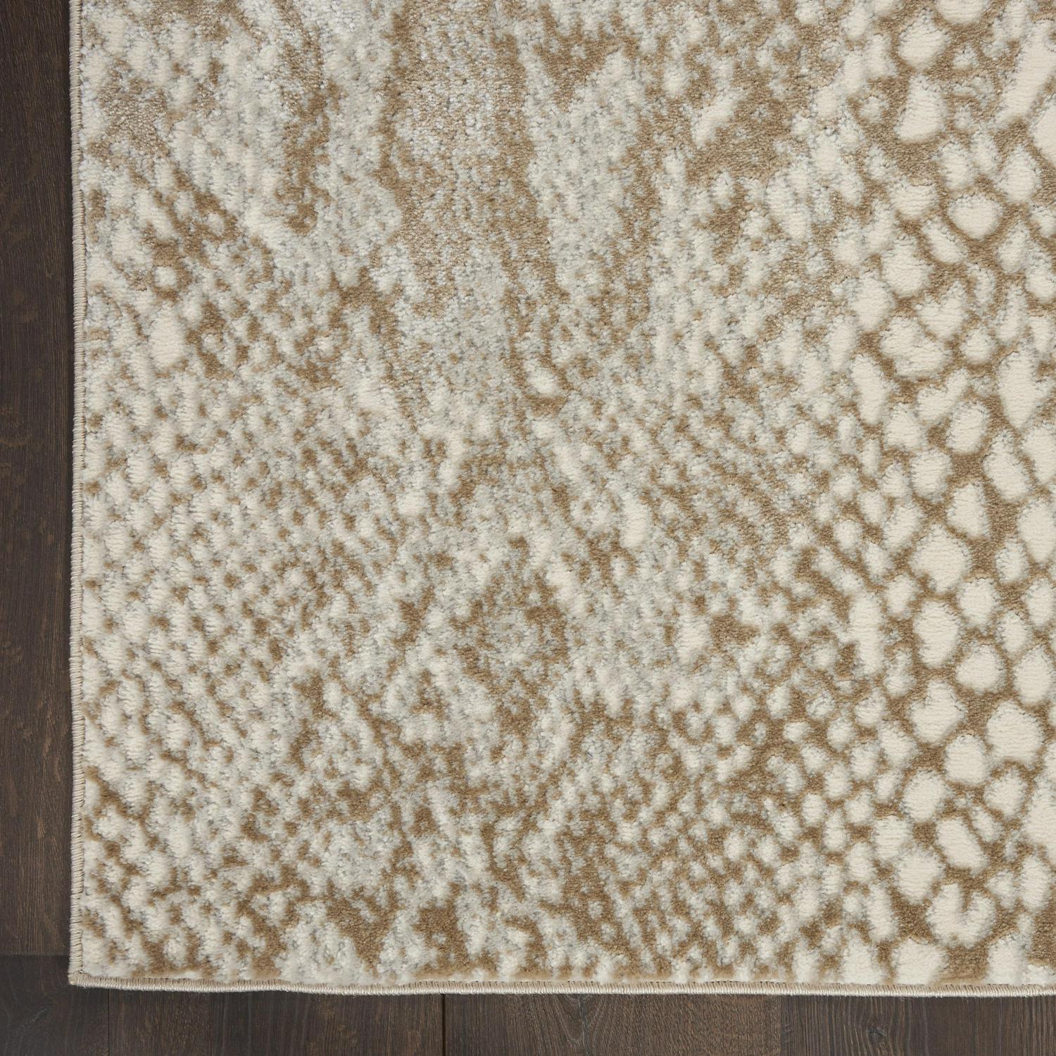 Nourison Solace Modern Animal Print Ivory Beige 582173  x 782173  Area Rug (58242 x 78242)  Crowdfused