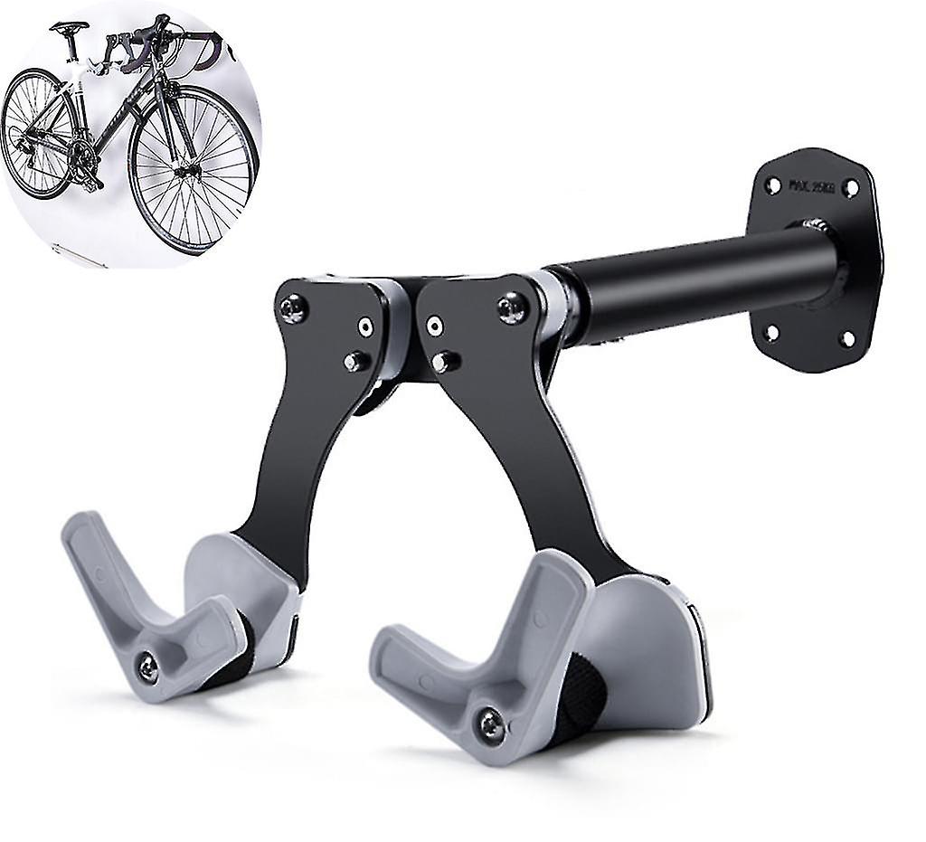 Space-saving Bicycle Wall Mount. Adjustable Bike Storage And Rack Ideal For The Garage， Basement