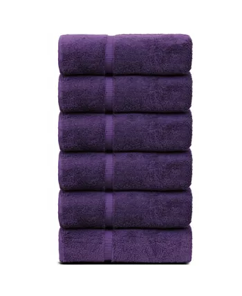 BC Bare Cotton Luxury Hotel Spa Towel Turkish Cotton Hand Towels Set of 6