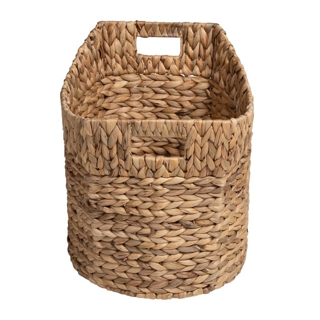 Honey can do 3pc L Nesting Natural Baskets