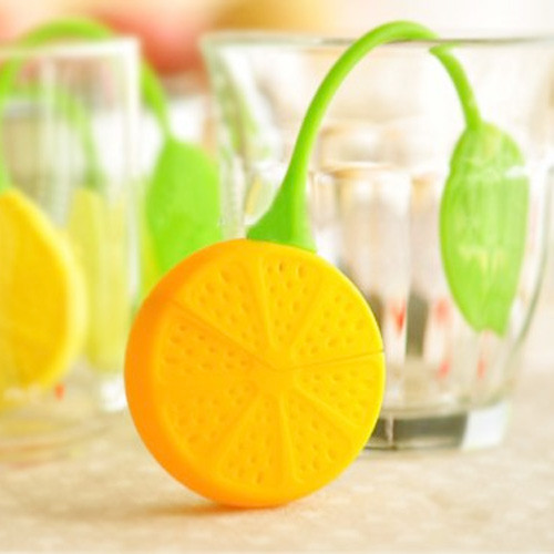 Modern Home Citrus Lemon Silicone Loose Tea Infuser   Tea Infusers And Strainers   by Vandue  Houzz