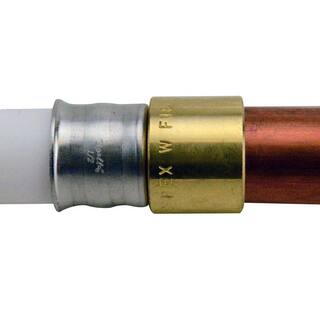 Apollo 12 in. Brass PEX-B Barb x 12 in. Female Copper Sweat Adapter APXFS1212