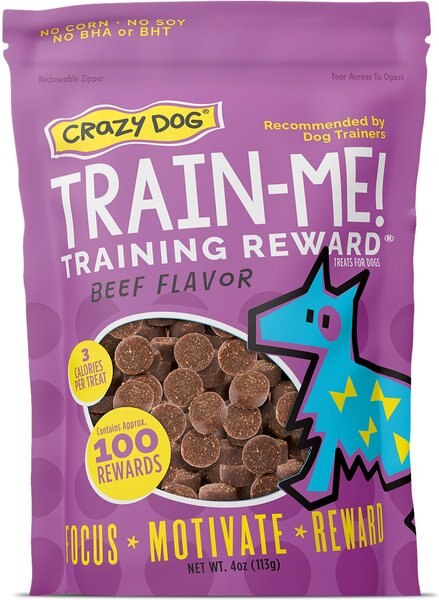 Crazy Dog Train-Me! Beef Flavor Dog Treats