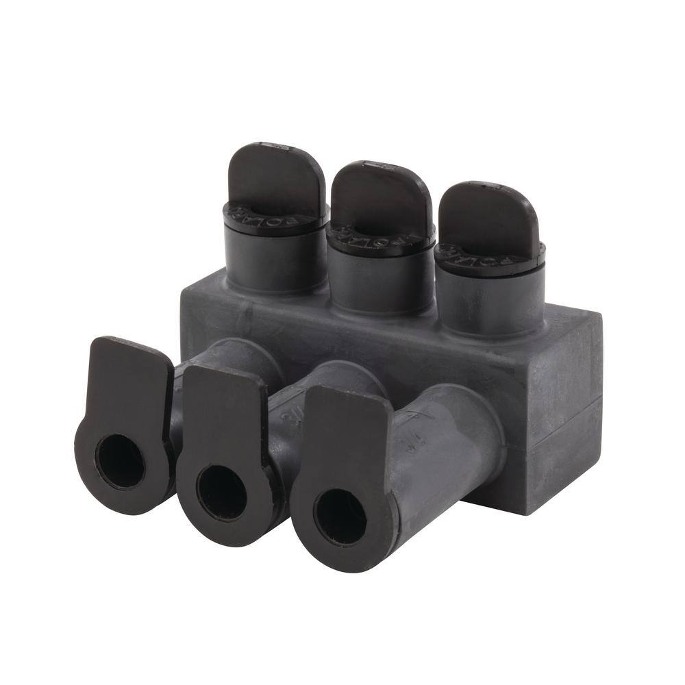 Polaris 20 AWG - 14 AWG Submersible Connector Black ISPB20-3