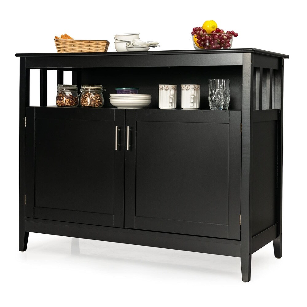 Buffet Cabinet with Storage  Freestanding Kitchen Cabinet with Shelf  Storage Sideboard Console Table