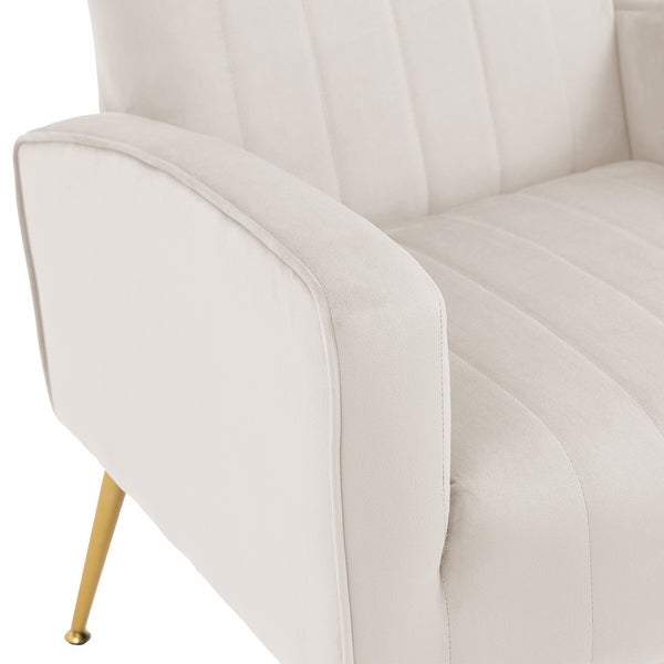 Upholstered Wingback Accent Chair