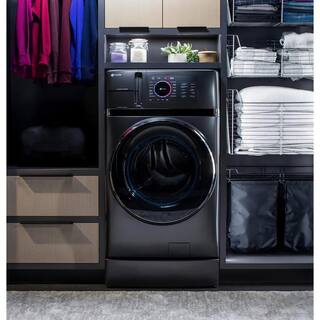 GE Profile 4.8 cu. ft. UltraFast Combo Washer  Dryer with Ventless Heat Pump Technology in Carbon Graphite PFQ97HSPVDS