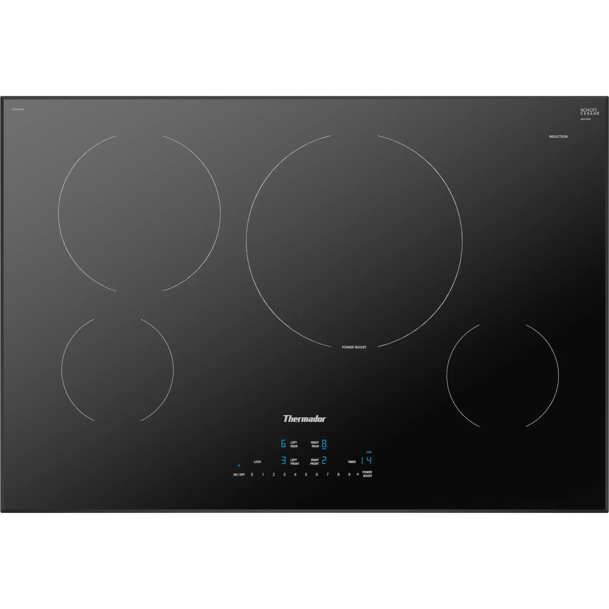 Thermador 30-inch Built-in Induction Cooktop CIT304YB