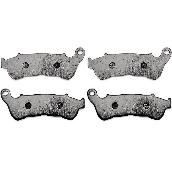 Front Brake Pads Compatible with 2008-2010 Suzuki C109R C109RT Boulevard - Non-Metallic Organic NAO Brake Pads Set