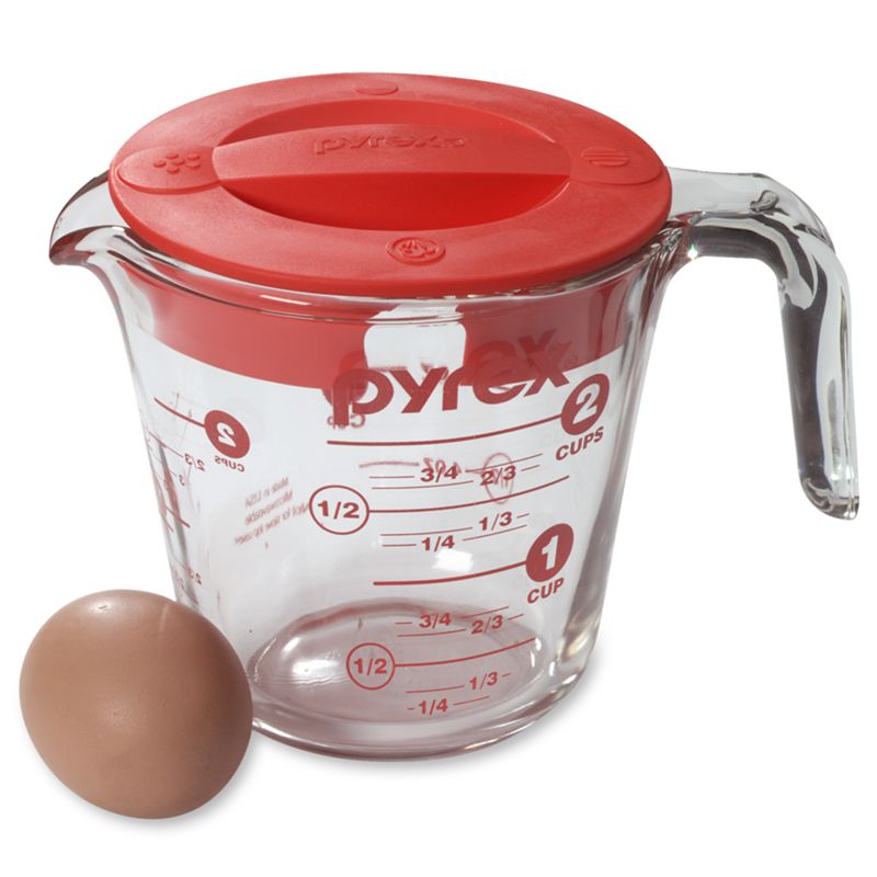 Pyrex 2-Cup Covered Glass Measuring Cup