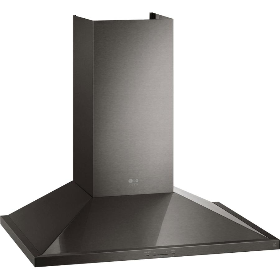 LG 30-inch Wall Mount Range Hood with Wi-Fi LSHD3089BD