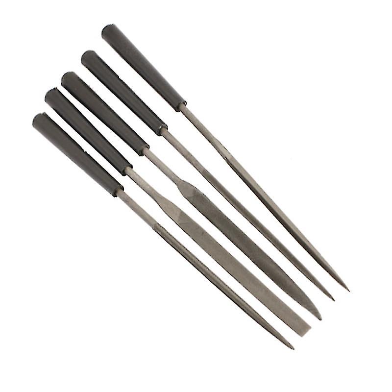 5pcs 3*140mm Needle Files Sets Metal File Hand File For Wood Carving Craft