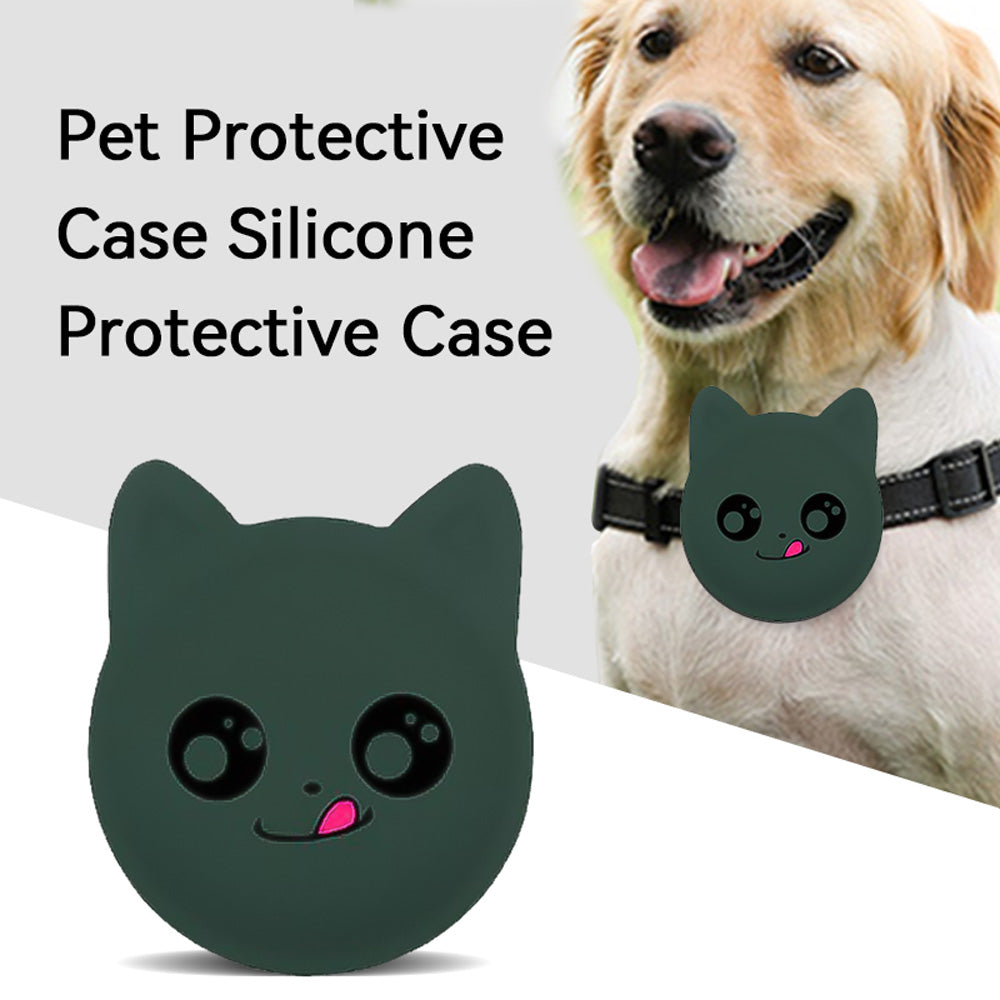 Mingwear Cat Collar Set of 2 Removable Pet Dog Collar Cover for GPS Tracker Fits Most Collar Strap Sizes