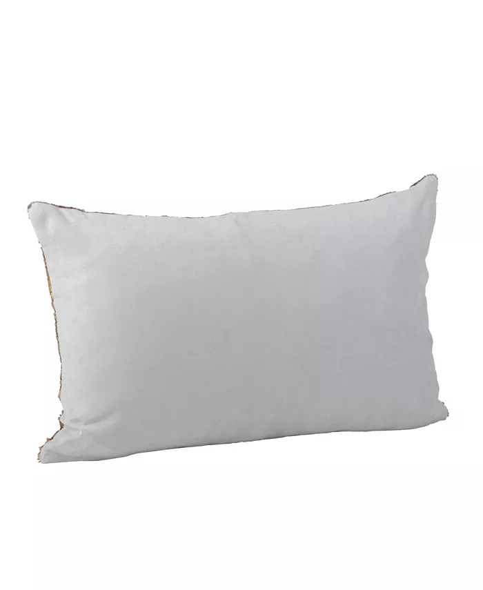 Saro Lifestyle Sirun Reversible Sequin Mermaid Poly Filled Decorative Pillow， 16