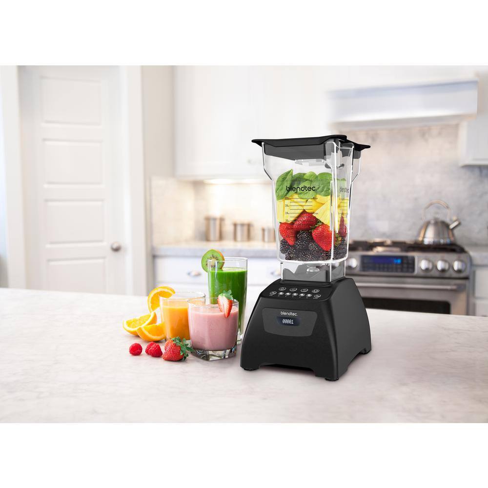 Blendtec Classic 575 32 oz. 5-Speed Black Blender with FourSide Blender Jar UD23PA01CA-A1GP1A