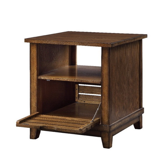 Benjara BM204475 Open Top Contemporary Wooden Cont...