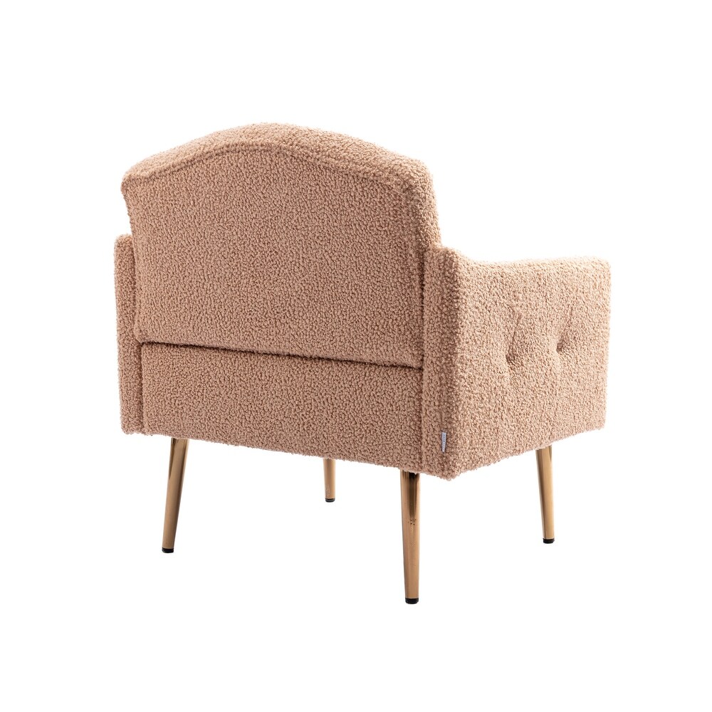 Comfy Reading Chair with Tapered Legs