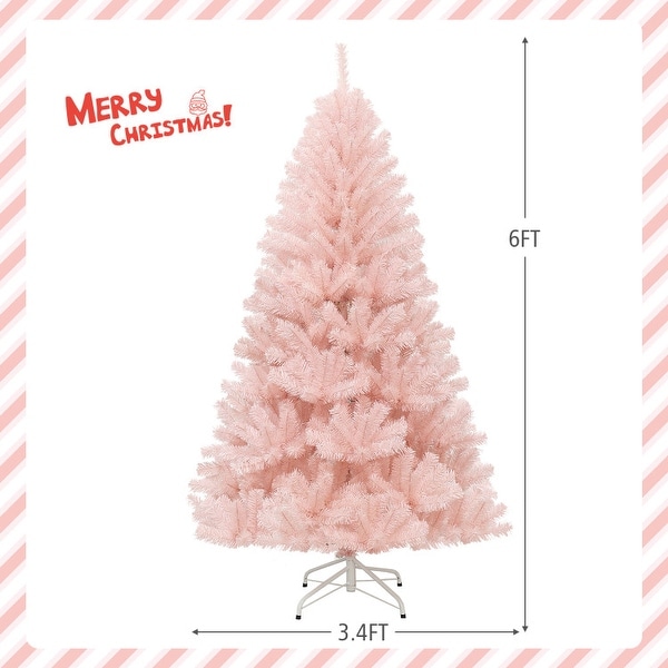 6Feet Artificial Christmas Tree Hinged Full Fir Tree