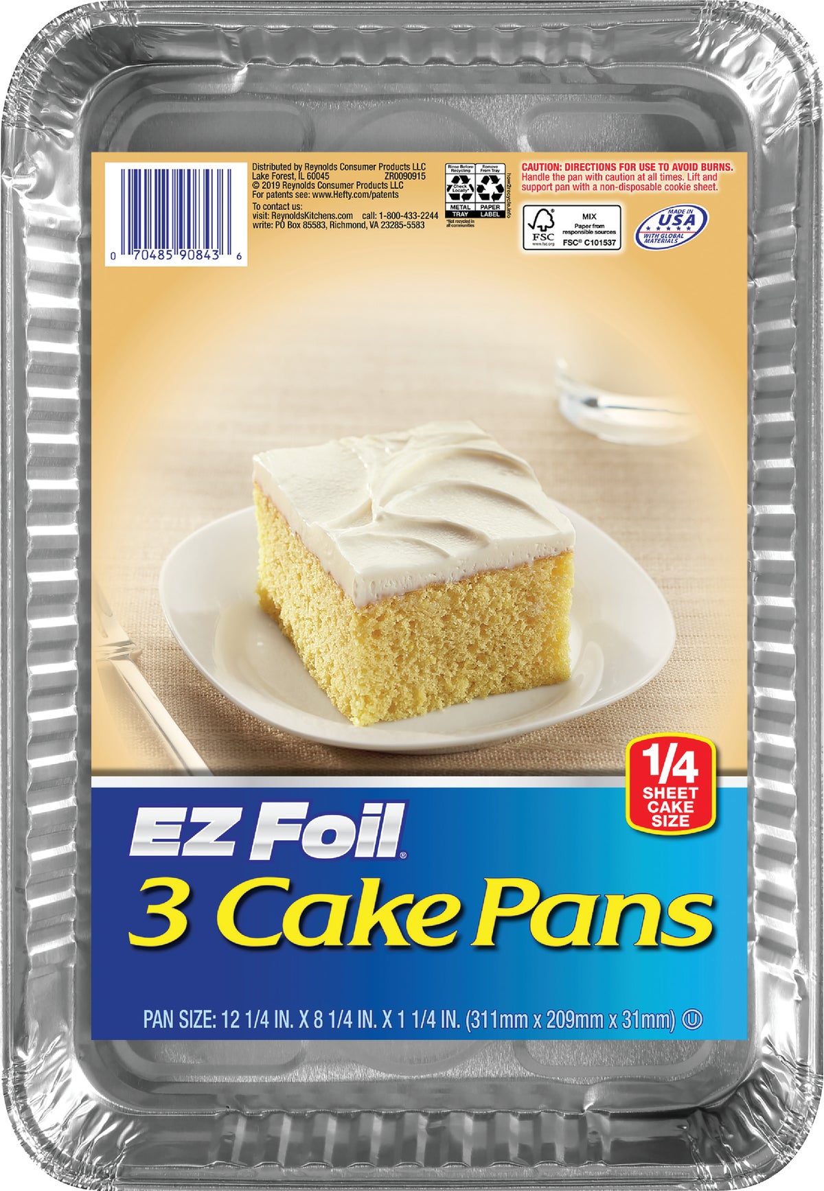 EZ Foil Cake Pan (Pack of 12)