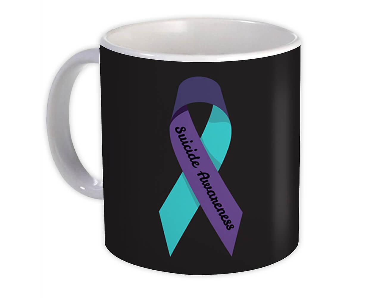 Gift Mug: Suicide Awareness Ribbon Mental