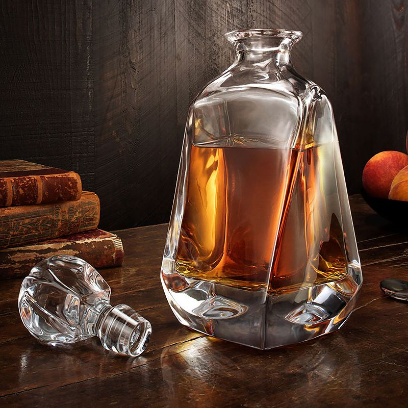 JoyJolt Crystal Modern 25.3-oz. Whiskey Decanter