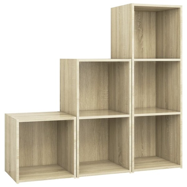 3 Piece TV Cabinet Set Sonoma Oak Engineered Wood