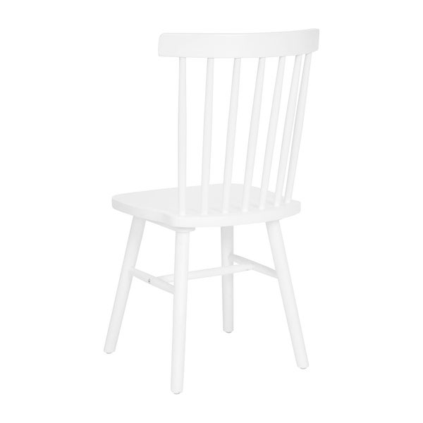 Windsor Style Commercial Solid Wood Spindle Back Dining Chairs -Set of 2