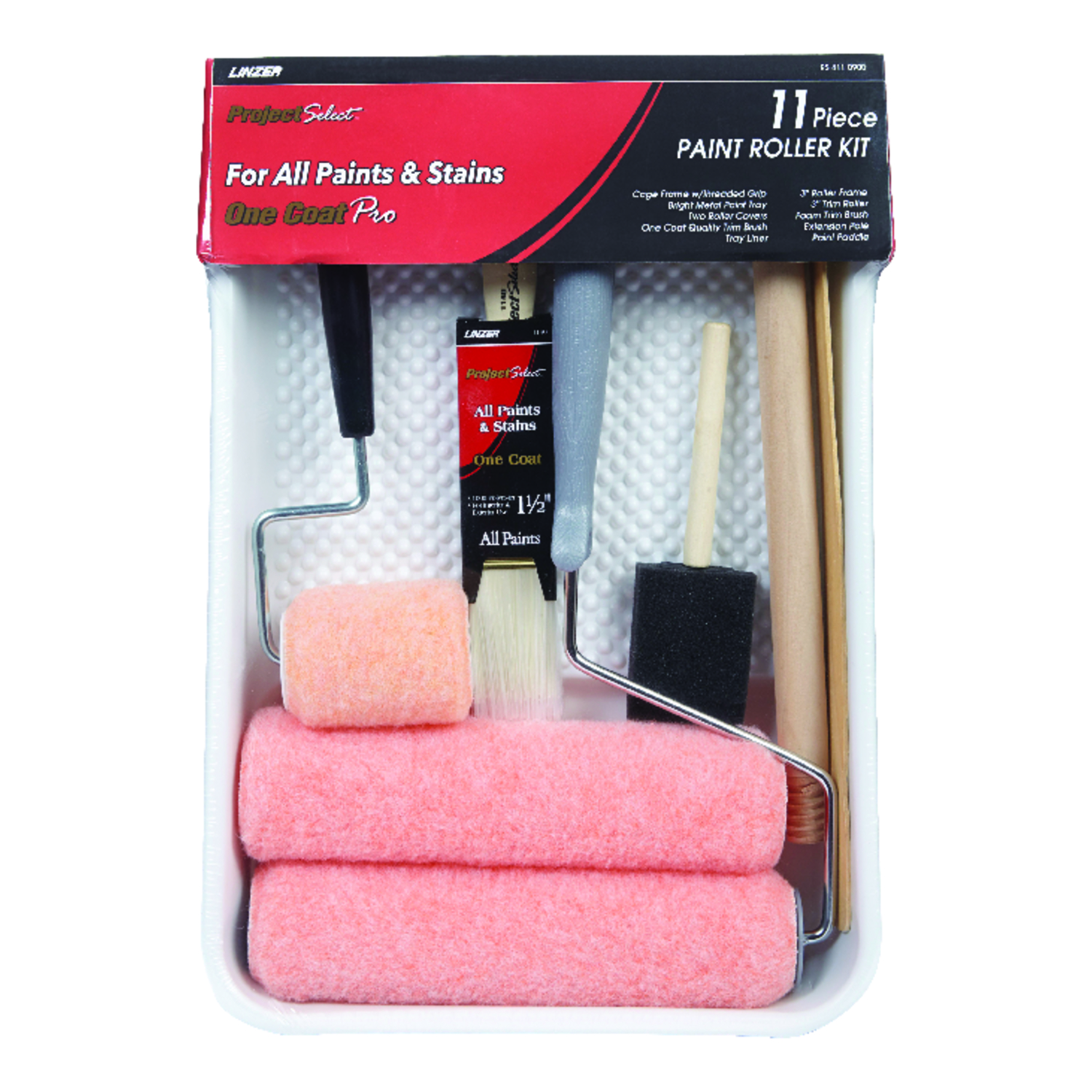 Linzer Project Select 9 in. W Regular Paint Roller Kit Threaded End