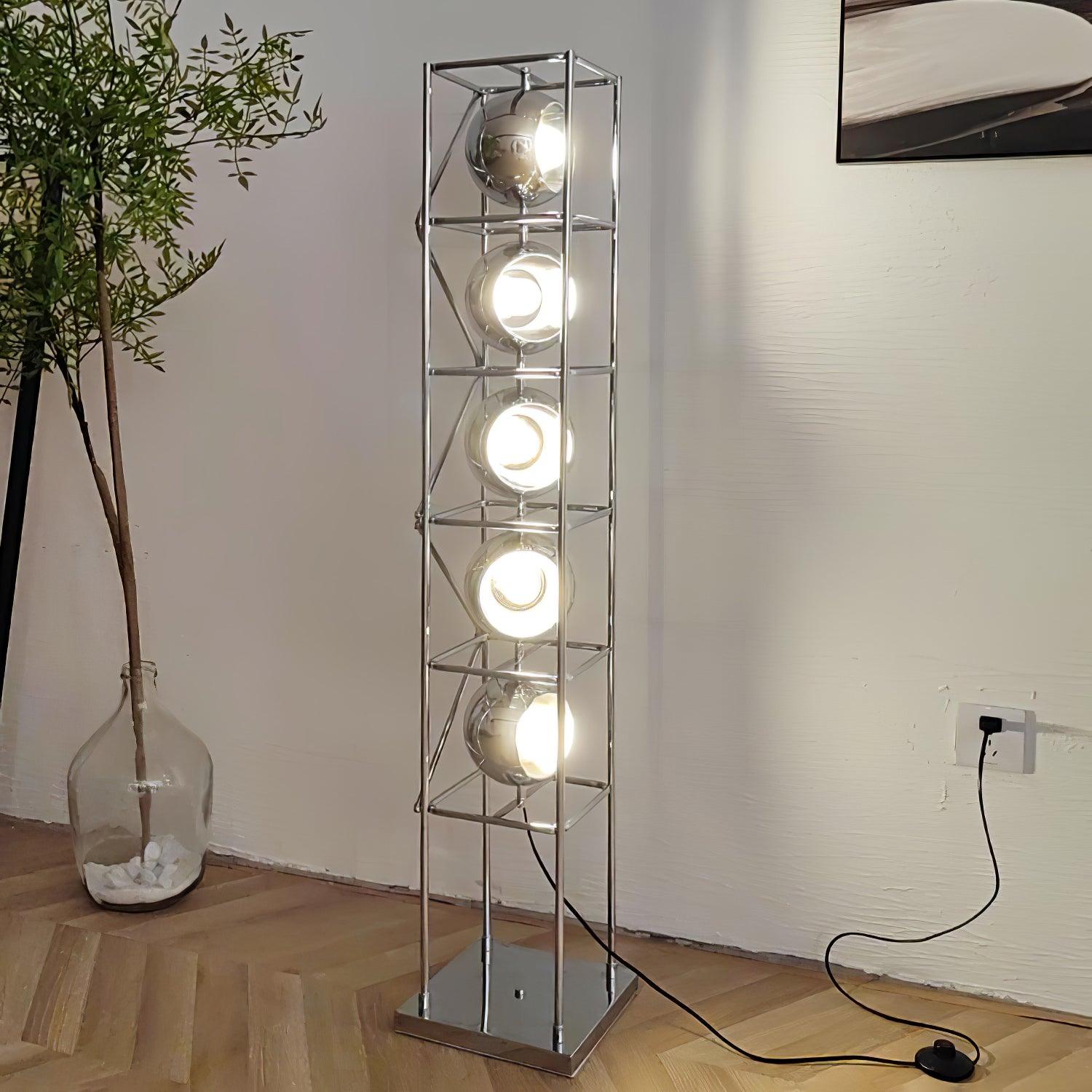 Tower of Spheres Floor Lamp