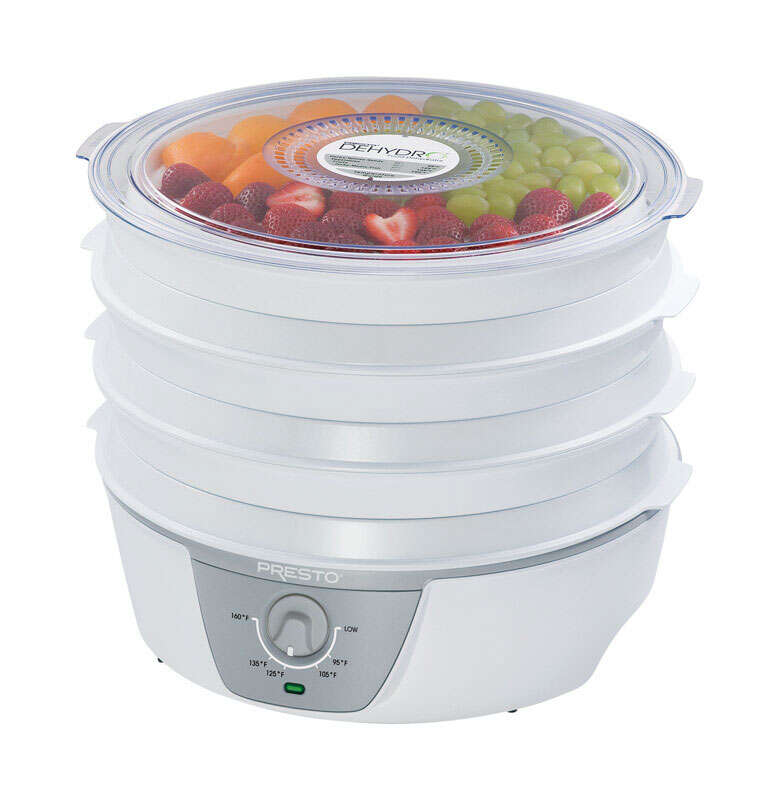 Presto Dehydro Semi-Gloss White 12 qt Food Dehydrator