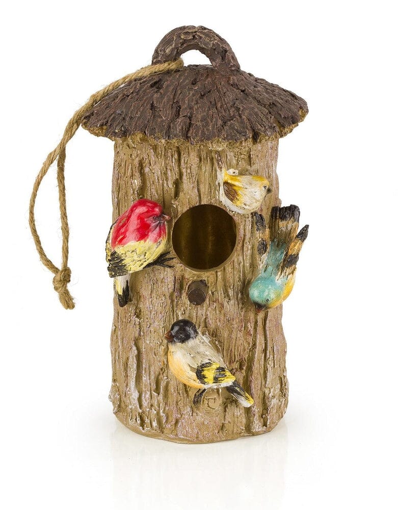 Oak Tree Decorative Hand-Painted Bird House